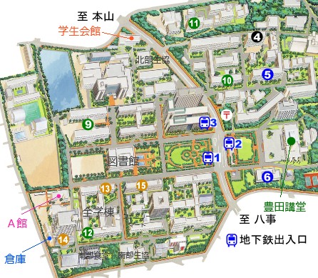 関連施設マップ